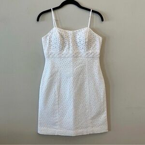 Lilly Pulitzer White Eyelet Mini Dress